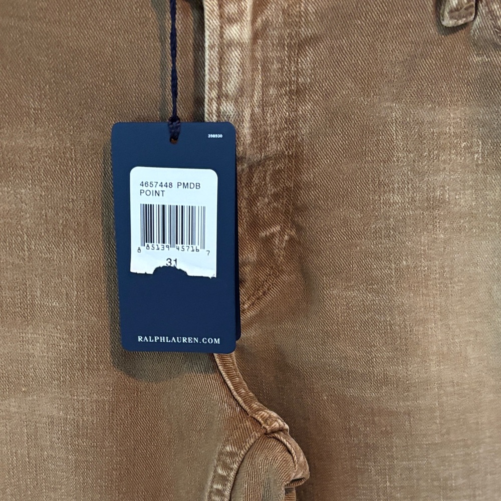 Ralph Lauren Blue Label Tan Straight Leg Jeans - Picture 6 of 13